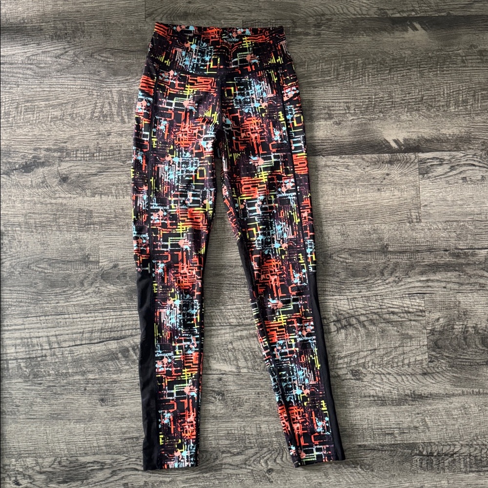 Colorful Geometric Print Leggings